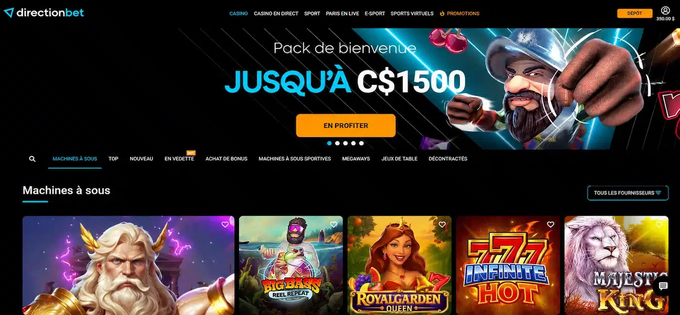 Directionbet casino site