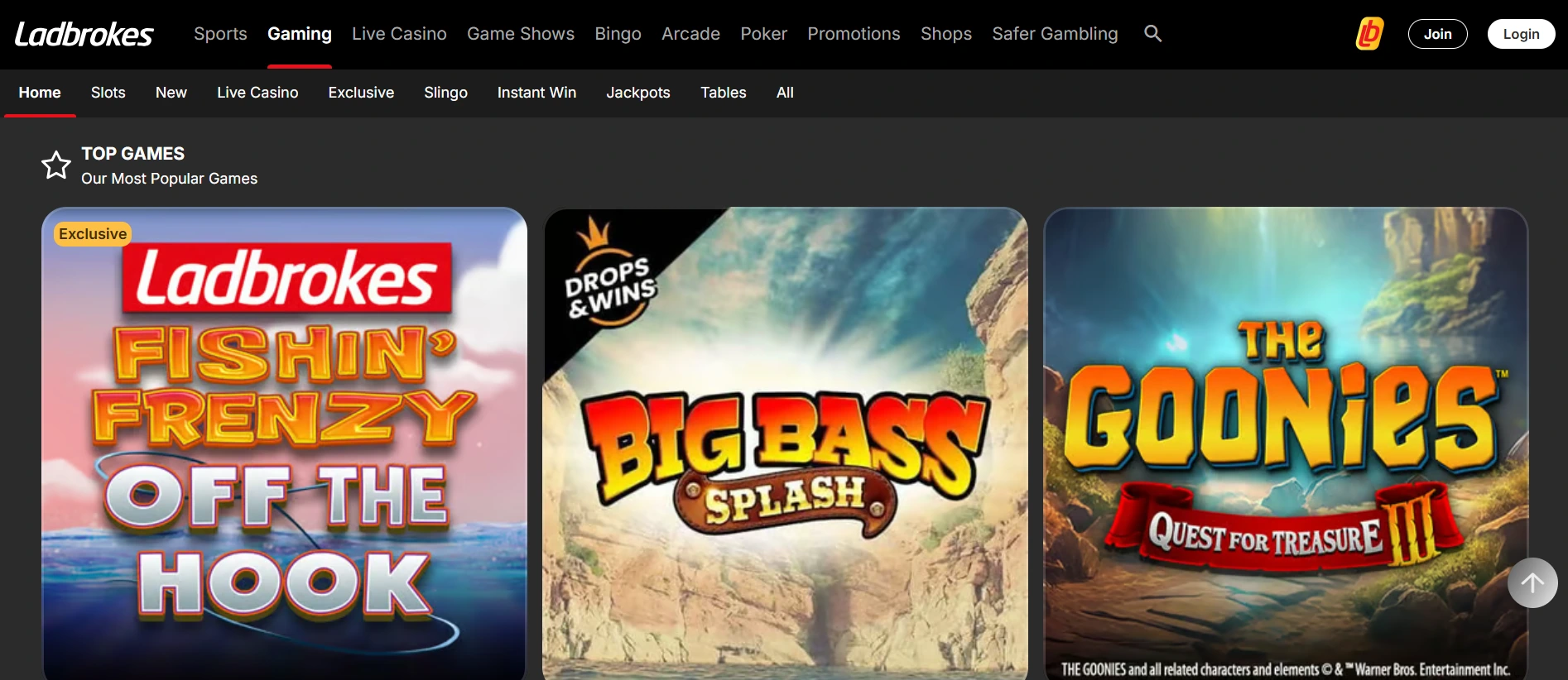 Ladbrokes online casino