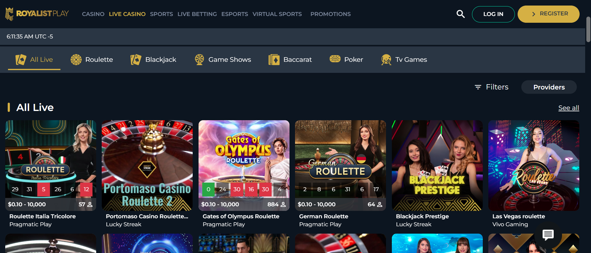Royalistplay gambling site